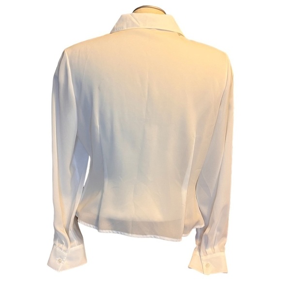Précis Petite (UK) Delicate White Ruffle Blouse - Picture 7 of 10